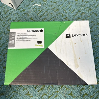 Unidad de imágenes Lexmark 56F0Z00 60.000 páginas-rendimiento - negra nueva caja abierta sellada mylar Foto 1 de 4