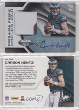 2016 Certified Freshman Fabrics Signatures Mirror Carson Wentz Rookie Auto RC
