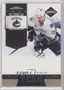 2011-12 Limited Team Trademarks Materials /99 Daniel Sedin #5 HOF