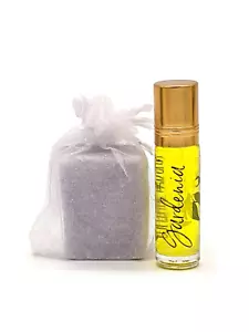 EQUAL EARTH Pure Gardenia Parfümset Ölblock Duft natürlich vegan Marokko - Bild 1 von 3