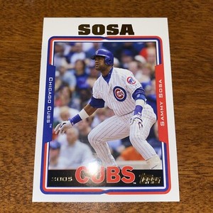 2005 Topps #10 Sammy Sosa CHICAGO CUBS A6