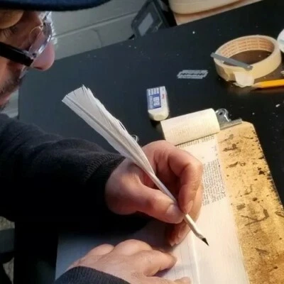 Rollo Mezuzá por Sofer israelí certificado (Kosher Klaf, Jerusalén, 2,5 pulgadas) Foto 1 de 3