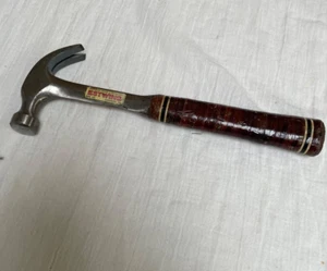 Vintage Estwing Leather Handle Claw Hammer - USA -16 oz - Picture 1 of 8