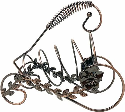 Portabotellas de vino de metal independiente TJ Global para encimera vino... Foto 1 de 3