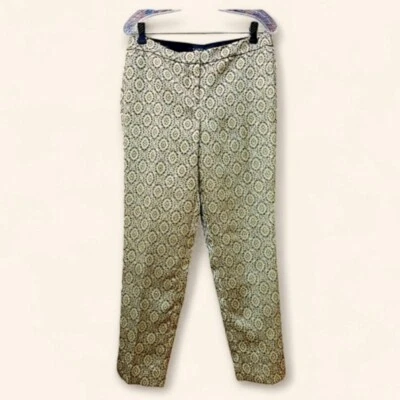 Preciosos pantalones de jacquard de Talbots, talla 6 Foto 1 de 4