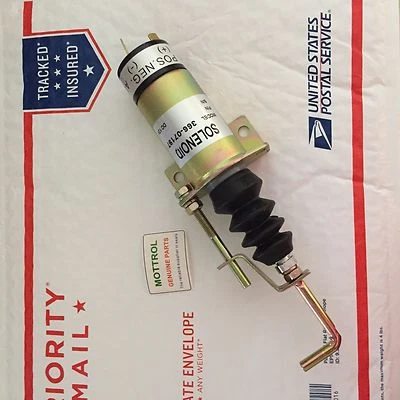 366-07197 Fuel Shut Off Solenoid Valve Magnetic Valve 12V For John Deere Yanmar - Image 1 of 4