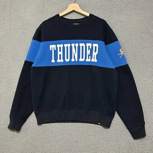 '47 OKC Thunder Crewneck Sweatshirt Adult XL Blue Pullover NBA - Picture 1 of 9