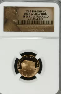 2009 S Bronze Lincoln Bicentennial 1C Proof Set NGC PF69RD Ultra Cameo - Picture 1 of 4