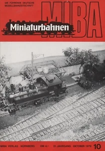 MIBA-Oktober 1979-Miniaturbahnen-Modellbau-Planung-Anlagenbau-Gleisbau-Steuerung - Picture 1 of 1