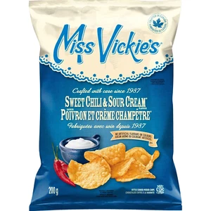 Miss Vickies Kettle Cooked Sweet Chili & Sour Cream Potato Chips, 200g/ 7.1oz  - Picture 1 of 7