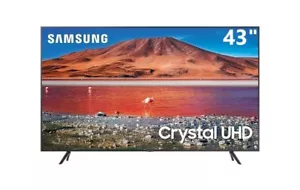 Televisore Smart TV Samsung 43" UE43TU7092 43" ULTRA HD 4K HDR DVB-T2 WiFi Nero - Foto 1 di 3