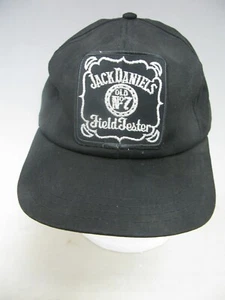 Vintage Jack Daniels Antiguo No. Gorra de béisbol 7 negra con espalda a presión EE. UU. - Imagen 1 de 7