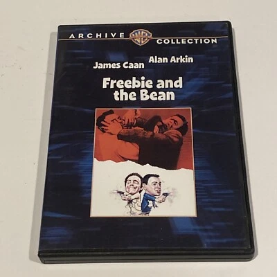 FREEBIE AND THE BEAN 1974 DVD OOP WARNER ARCHIVES PRINT JAMES CANN M.O.D. PRINT - Image 1 of 3
