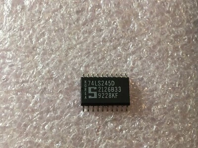 74LS245D IC BUS TRANSCEIVER 8-BIT 20 PIN SOIC SIGNETICS (LOT OF 10) - Image 1 of 4