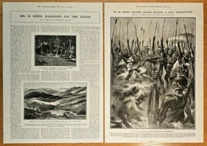 The Illustrated London News - May 19, 1906 - Mr. H. Rider Haggard on the Zulus - Picture 1 of 5