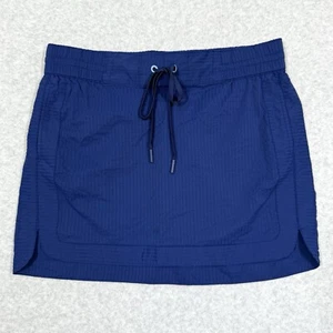 Vineyard Vines Skirt Womens Medium Performance Harbor Seersucker Elastic Waist - Imagen 1 de 10