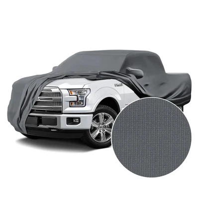 For Chevy Silverado 2500 HD 15-19 Car Cover Satin Stretch Indoor Metallic Gray - Image 1 of 4