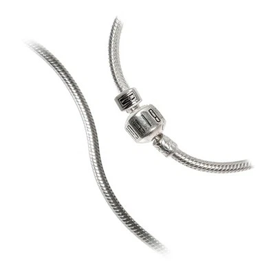 Carlo Biagi 22cm Clip Logo Bead Armband Silber mit extra Clip BRCS22 - Bild 1 von 2