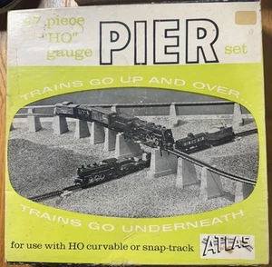 Vintage Atlas 47-teiliges Spur HO Pier-Set - Bild 1 von 7