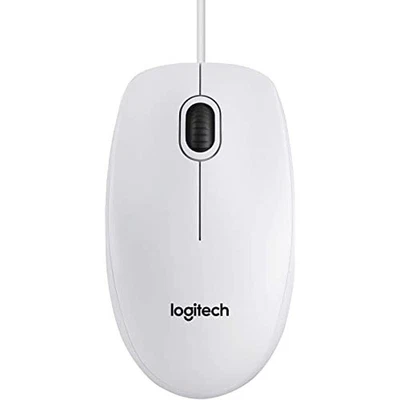 Logitech B100 Wired USB Mouse, 3-Buttons, Optical Tracking, Ambidextrous PC / Ma - Image 1 of 4