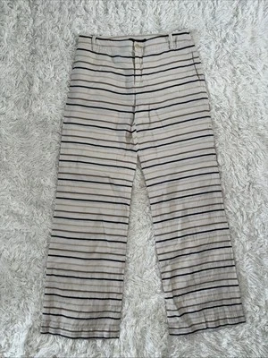 Pantalones de pierna ancha Max Mara Weekend mezcla de lino talla 6 Foto 1 de 4