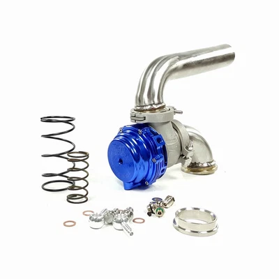 PARA Tial 44mm VBand Turbo Wastegate Externo 14PSI + Entrada de Codo + Salida Tubo de Volteo Foto 1 de 4