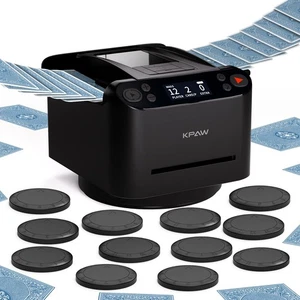 2-in-1 Automatic Card Shuffler & Dealer, 12PCS Remotes, Built-in Game Rules, ... - Picture 1 of 7