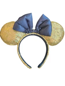 Disney Parks 50th Anniversary EARidescent Gold Minnie Mouse Ears Headband - Picture 1 of 1