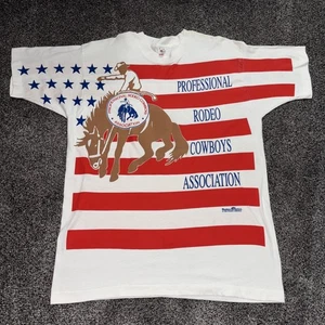 Vintage Professional Rodeo Cowboys Association T Shirt XL Western 1994 Read Info - Picture 1 of 16