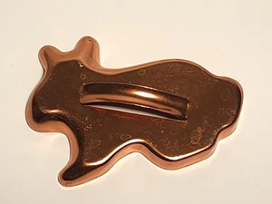 Vintage Copper Color Cookie Cutter - Bunny Rabbit - Picture 1 of 3
