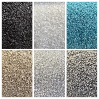 LUXURY POLYESTER BOUCLE- Lots of colours, soft, luxury, 340gsm  145cm / 58" Wide - Image 1 of 4