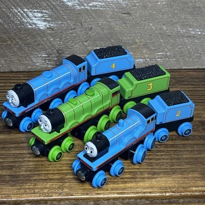 Thomas & Friends Wooden Train Lot EDWARD HENRY GORDON & Tender HBK17 HBK18 HBJ99 - Image 1 of 4
