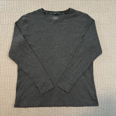 Camisa Jockey Térmica Tejida Gofre Hombres XL Gris Capa Base Y2K Manga Larga Exterior Foto 1 de 4