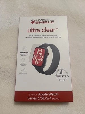 Invisible Shield Ultra Clear plus Protection Apple Watch Series 6/SE/5/4 40MM - Image 1 of 2