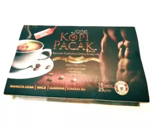 1 Caja Café Pacak Hierbas Extra Café Instantáneo Para Hombre (Auténtico 100%) Envío Gratis - Imagen 1 de 3