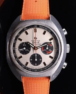 Vintage 60s Certina DS 2 Chronolympic Steel Val 72 Manual Wind Watch - Picture 1 of 10