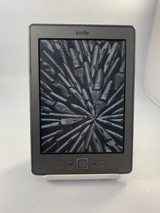 Amazon Kindle 4th Gen D01100 Wi-Fi 6" e-Book Grey Reader - Picture 1 of 21