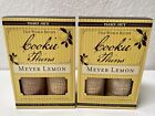 2 Packs of Trader Joe's Cookie Thins Meyer Lemon 9 OZ Each Pack