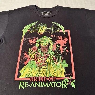 Bride of Re-Animator Fright Rags Movie T-Shirt Size XL Horror Halloween - Image 1 of 4