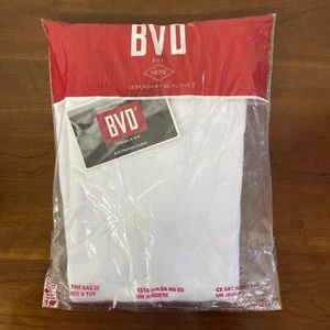 BVD V-Ausschnitt T-Shirt Herren weiß 6er Pack "100% Baumwolle & ohne Etikett" - Bild 1 von 1