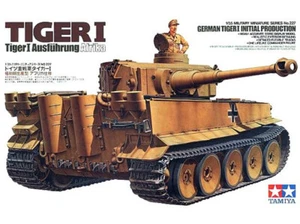 Tamiya Model 35227 1/35 WWII German Tiger I Initial Production Tank - Imagen 1 de 2
