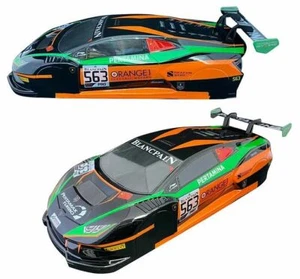 1:10 RC Clear Lexan Body Lamborghini Huracan GT3 190mm + Pertamina Decals - Picture 1 of 9