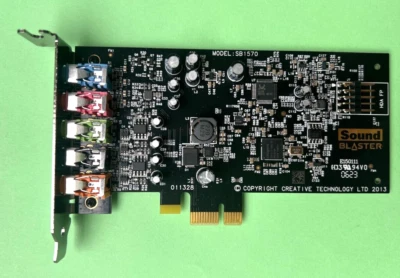 SB1570 Creative Labs Sound Blaster Audigy FX 5.1 SB1570 PCi-e Soundkarte SB1570 - Bild 1 von 2
