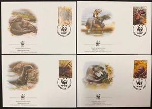 Peru #1433a-d FDC 2004 World Wildlife Fund Set of 4 Official Covers; WWF, anim*d - Picture 1 of 1