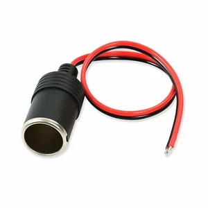 12V/24V NS Female Car Cigar Cigarette Lighter Socket Plug Connector Adapter New - Picture 1 of 5