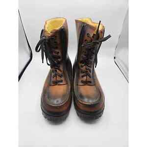 Men’s Vintage 70s Rubber Insulated Steel Shank Work Boots Size 10