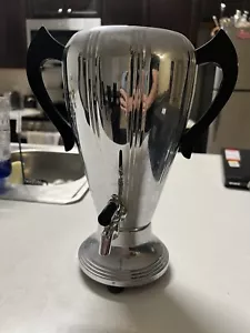 Vintage La Belle Silver Co Kaffeemaschine Kaffeemaschine Plexiglas Griffe Kunst Dekor - Bild 1 von 4