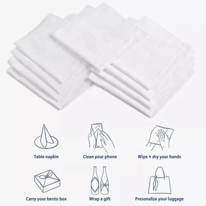 40*40 Baumwolle Design weiß eckig Handtuch Herren Taschentuch bequemes Handgefühl - Bild 1 von 26