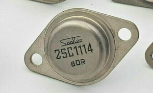 2SC1114 Original Sanken POWER Transistor Vintage TO-3 - Picture 1 of 1