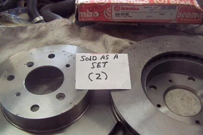 КОМПЛЕКТ ИЗ ДВУХ (2) ПЕРЕДНИХ ТОРМОЗНЫХ ДИСКОВ ПОДХОДИТ ДЛЯ ACURALEGEND 1986-87 45251 SD4000 083 2171 - Изображение 1 из 4